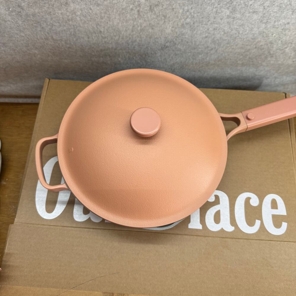 Our Place Spice Always cooking Pan 2.0 with Lid, Strainer, Spoon-NEW